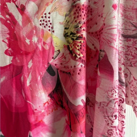 Style & Co. Floral Pink Women's Top - Picture 2 of 5